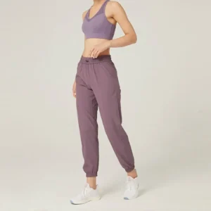 Running sports drawstring jogging loose-fitting women's quick-drying sports fitness sweatpants are thinner with two side pockets